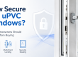 Glass Tec Windows uPVC window security guide showing multi-point locking hardware